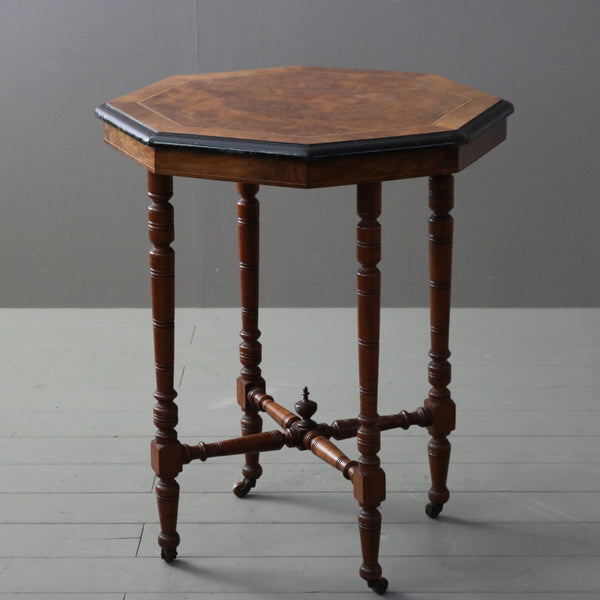 C271 オクトゴナルテーブル 木製 イギリス輸入家具 高さ73㎝ 幅60㎝ 奥行60㎝