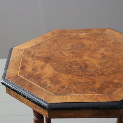 C271 オクトゴナルテーブル 木製 イギリス輸入家具 高さ73㎝ 幅60㎝ 奥行60㎝