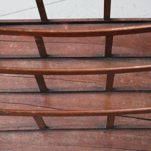 C273 ラック 木製 キャスター付き イギリス輸入家具 高さ74㎝ 幅43㎝ 奥行41㎝