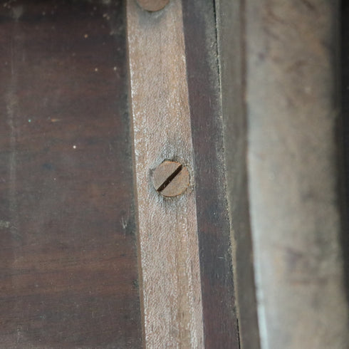 C275 ミルクスツール 木製 イギリス輸入家具 高さ26㎝ 幅34㎝ 奥行25㎝