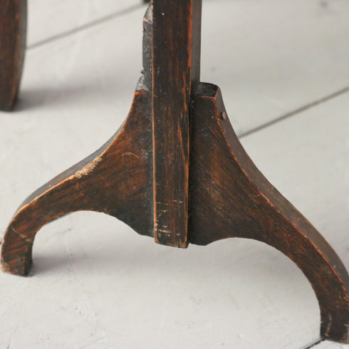 C285 折り畳み式ケーキスタンド 木製 イギリス輸入家具 高さ88㎝ 幅28㎝ 奥行26㎝