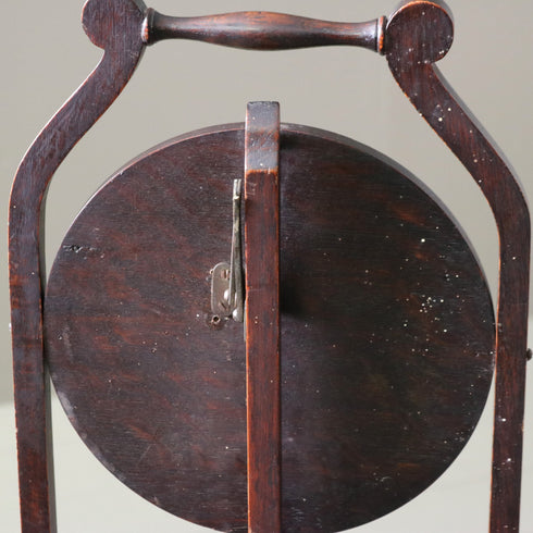 C285 折り畳み式ケーキスタンド 木製 イギリス輸入家具 高さ88㎝ 幅28㎝ 奥行26㎝