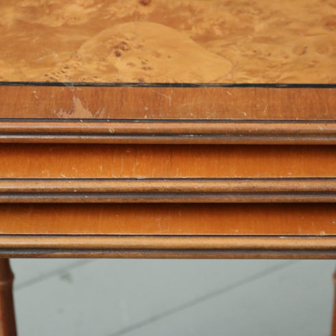 C287 ネストテーブル 木製 イギリス輸入家具 高さ63㎝ 幅55㎝ 奥行37㎝