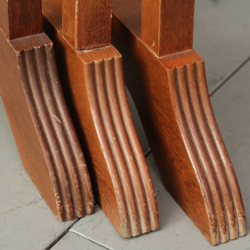 C287 ネストテーブル 木製 イギリス輸入家具 高さ63㎝ 幅55㎝ 奥行37㎝