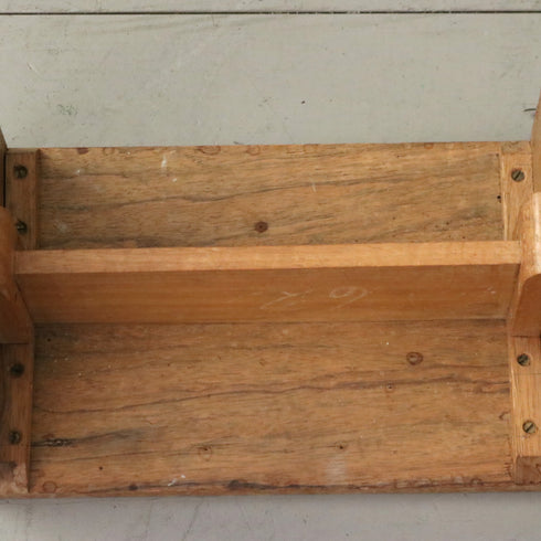 C289 ミルクスツール 木製 イギリス輸入家具 高さ29㎝ 幅38㎝ 奥行23㎝