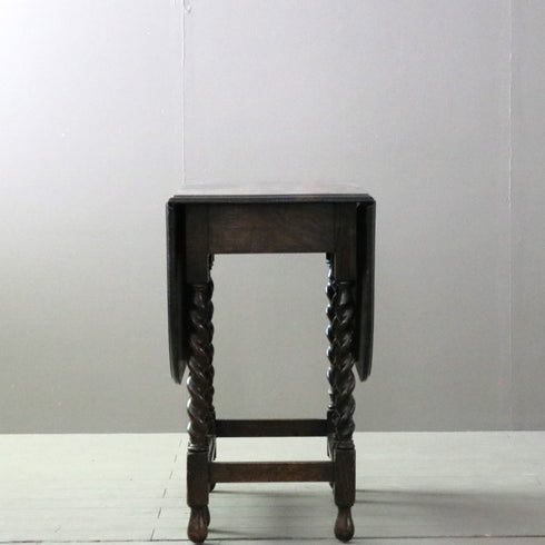 C293 ゲートレッグテーブル 木製 イギリス輸入家具 高さ75㎝ 幅125㎝ 奥行84㎝