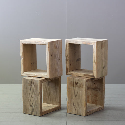 【C1009】 ウッドボックス 小 H34/W34/D20