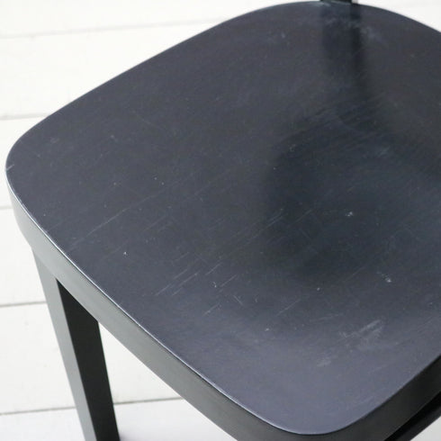 C296 「CRES」ダイニングチェア 黒 2脚SET 木製 高さ83㎝ 幅43㎝ 奥行き45㎝