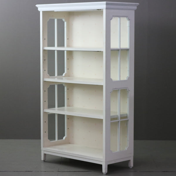 C302 オープンシェルフ 白 木製 什器 高さ152㎝ 幅90㎝ 奥行き45㎝