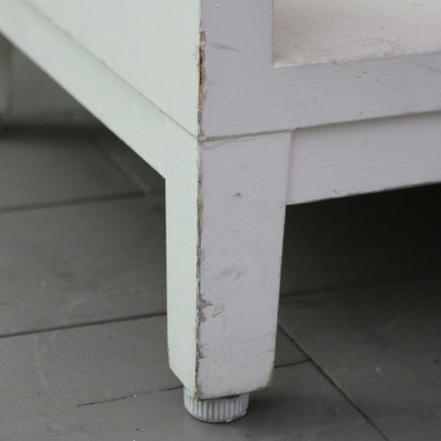 C302 オープンシェルフ 白 木製 什器 高さ152㎝ 幅90㎝ 奥行き45㎝