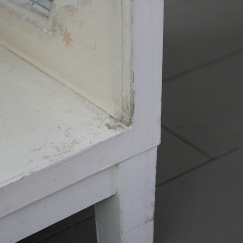 C302 オープンシェルフ 白 木製 什器 高さ152㎝ 幅90㎝ 奥行き45㎝