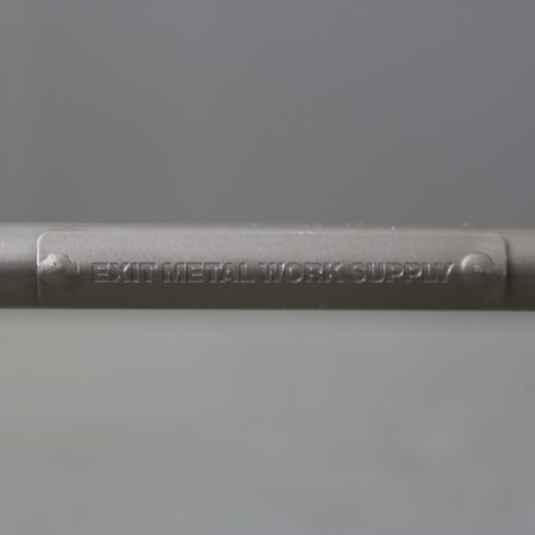 ハンガーラック 『EXIT METAL WORK SUPPLY』 ステンレス×レザー 什器 高さ162㎝ 幅96㎝ 奥行き50㎝ 【配送ランクE】【A1014】