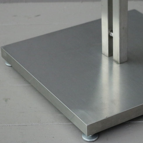 D312 スタンドミラー 片面 金属製 什器 高さ156㎝ 幅35㎝ 奥行35㎝