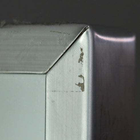 D312 スタンドミラー 片面 金属製 什器 高さ156㎝ 幅35㎝ 奥行35㎝