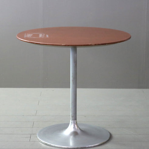 C322 丸テーブル レトロ 高さ70㎝ 幅75㎝ 奥行75㎝