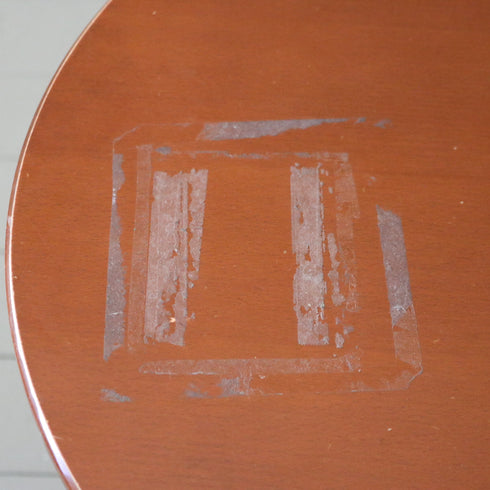 C322 丸テーブル レトロ 高さ70㎝ 幅75㎝ 奥行75㎝