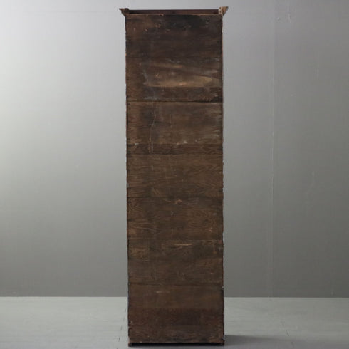 C335 キャビネット 木製 アンティーク 高さ174㎝ 幅55㎝ 奥行37㎝