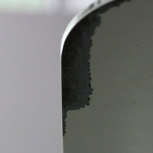 C356 スクエアテーブル 白 金属製 什器 高さ90㎝ 幅75㎝ 奥行75㎝