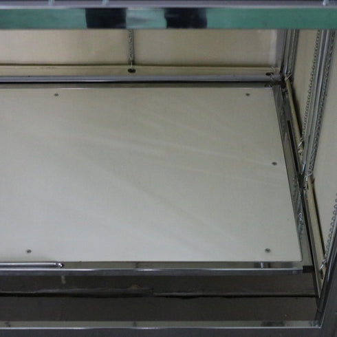 C358 中折れ式ワゴン キャスター付き 高さ81㎝ 幅90㎝ 奥行き60㎝