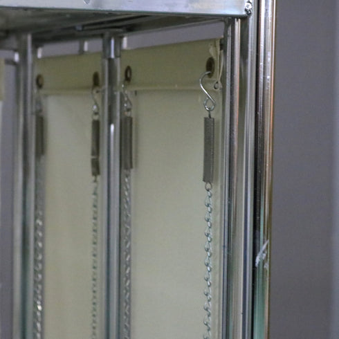 C358 中折れ式ワゴン キャスター付き 高さ81㎝ 幅90㎝ 奥行き60㎝