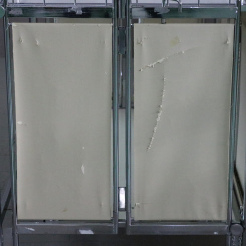 C358 中折れ式ワゴン キャスター付き 高さ81㎝ 幅90㎝ 奥行き60㎝