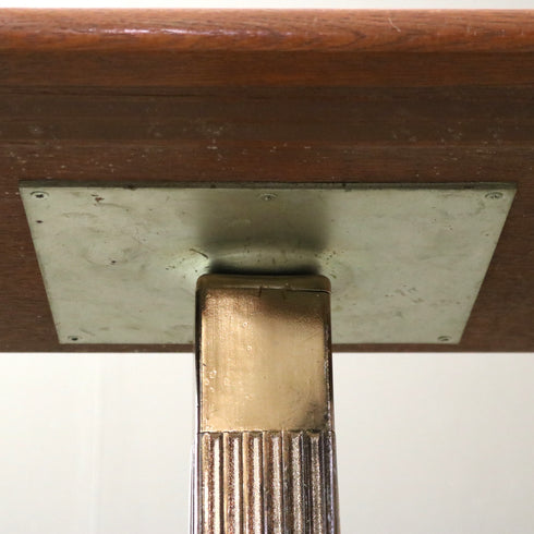 C363 テーブル ウッド×アイアン 什器 高さ65㎝ 幅75㎝ 奥行45㎝