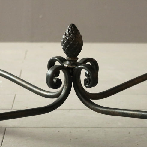 C364 サイドテーブル ウッド×アイアン 什器 高さ51㎝ 幅61㎝ 奥行61㎝