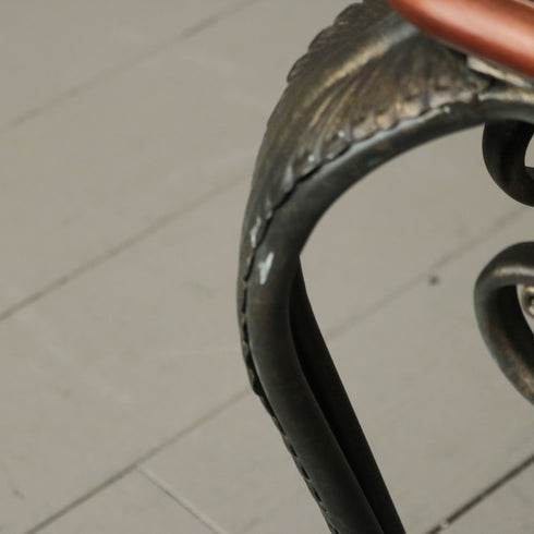 C364 サイドテーブル ウッド×アイアン 什器 高さ51㎝ 幅61㎝ 奥行61㎝