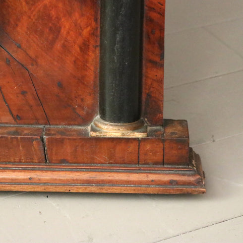 C367 壁掛けミラー 木製 イギリス輸入家具 高さ100㎝ 幅101㎝ 奥行9㎝