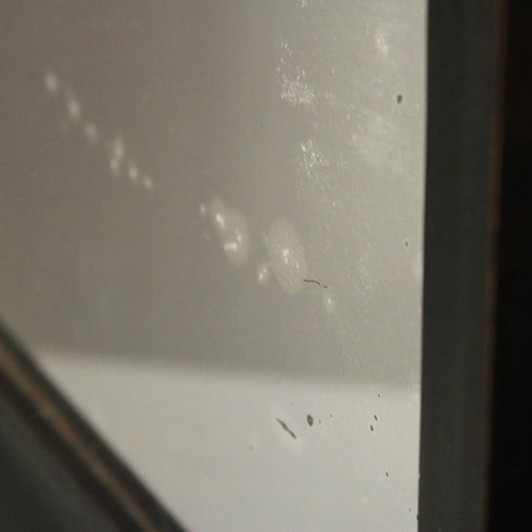 C367 壁掛けミラー 木製 イギリス輸入家具 高さ100㎝ 幅101㎝ 奥行9㎝