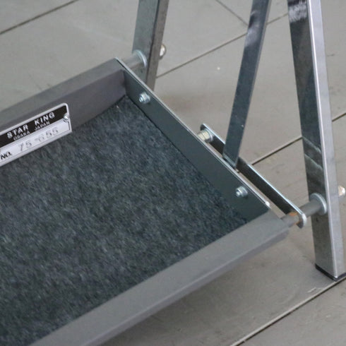 C370 スターキング 鍵付き傘立て30本 折り畳み式 金属製 高さ88㎝ 幅128㎝ 奥行27㎝