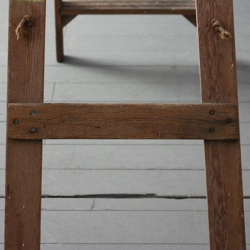 C379 Stephens&Carter ヴィンテージ ラダー 木製 イギリス輸入家具 高さ178㎝ 幅42㎝ 奥行148㎝