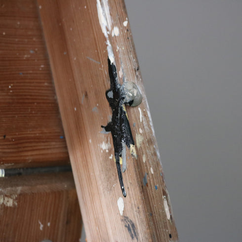 C379 Stephens&Carter ヴィンテージ ラダー 木製 イギリス輸入家具 高さ178㎝ 幅42㎝ 奥行148㎝