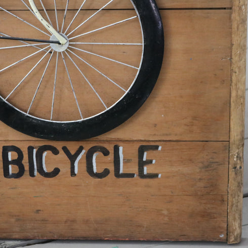 C381 ラレー 自転車看板 木製 イギリス輸入家具 高さ69㎝ 幅84㎝ 奥行2㎝
