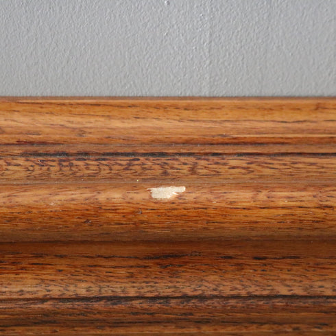 C383 壁掛け大型ミラー 木製 イギリス輸入家具 高さ147㎝ 幅115㎝ 奥行7㎝