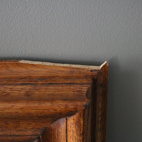 C383 壁掛け大型ミラー 木製 イギリス輸入家具 高さ147㎝ 幅115㎝ 奥行7㎝