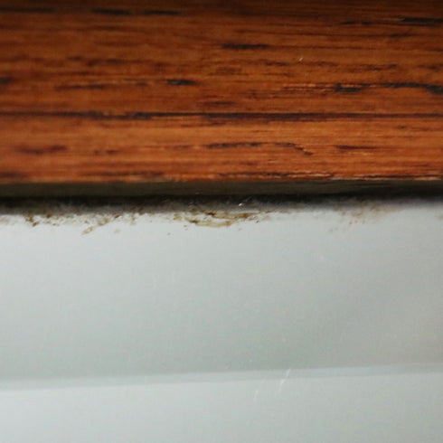 C383 壁掛け大型ミラー 木製 イギリス輸入家具 高さ147㎝ 幅115㎝ 奥行7㎝