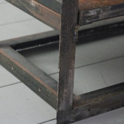 C384 philman&sons ウッド×アイアンシェルフ 高さ102㎝ 幅117㎝ 奥行31㎝