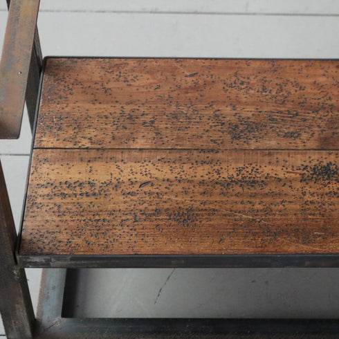 C384 philman&sons ウッド×アイアンシェルフ 高さ102㎝ 幅117㎝ 奥行31㎝