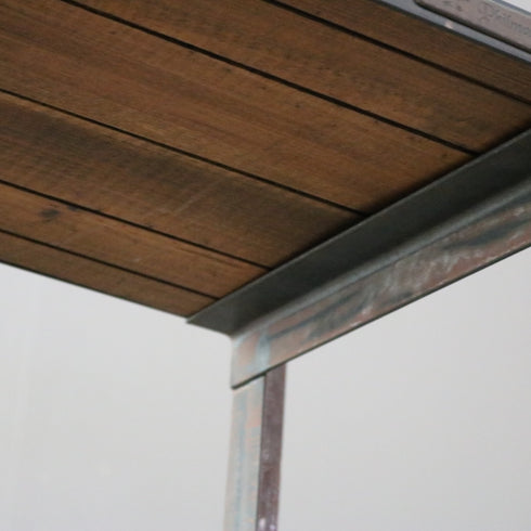 C384 philman&sons ウッド×アイアンシェルフ 高さ102㎝ 幅117㎝ 奥行31㎝