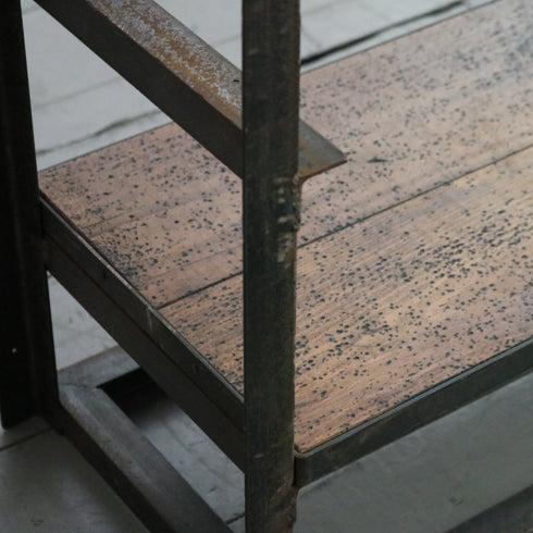 C384 philman&sons ウッド×アイアンシェルフ 高さ102㎝ 幅117㎝ 奥行31㎝