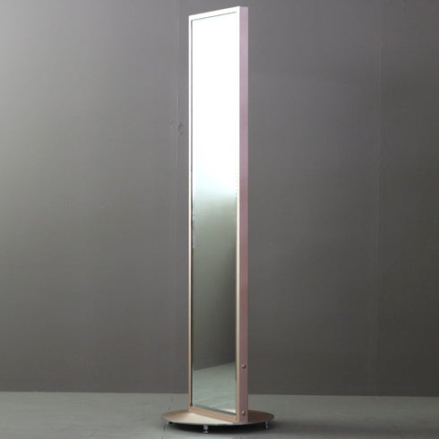 D142 スタンドミラー 両面 金属製 什器 高さ164㎝ 幅45㎝ 奥行45㎝