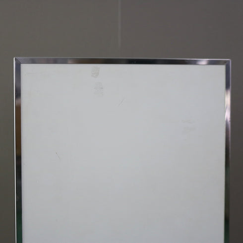 D145 スタンドミラー 片面 キャスター付き 金属製 什器 高さ153㎝ 幅39㎝ 奥行40㎝