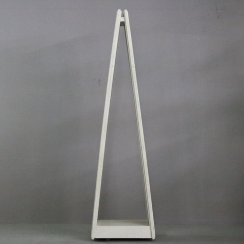 D148 スタンドミラー 両面 キャスター付き 木製 什器 高さ171㎝ 幅40㎝ 奥行48㎝