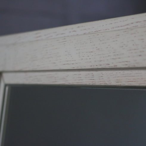 D148 スタンドミラー 両面 キャスター付き 木製 什器 高さ171㎝ 幅40㎝ 奥行48㎝