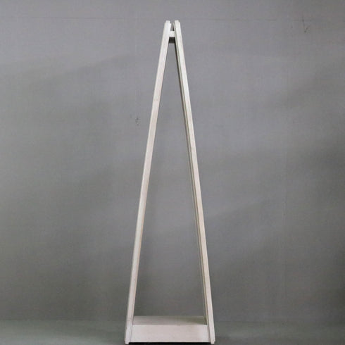 D147 スタンドミラー 両面 キャスター付き 木製 什器 高さ170㎝ 幅40㎝ 奥行48㎝