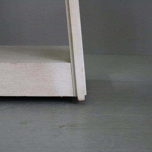 D147 スタンドミラー 両面 キャスター付き 木製 什器 高さ170㎝ 幅40㎝ 奥行48㎝