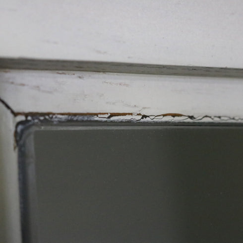 D147 スタンドミラー 両面 キャスター付き 木製 什器 高さ170㎝ 幅40㎝ 奥行48㎝