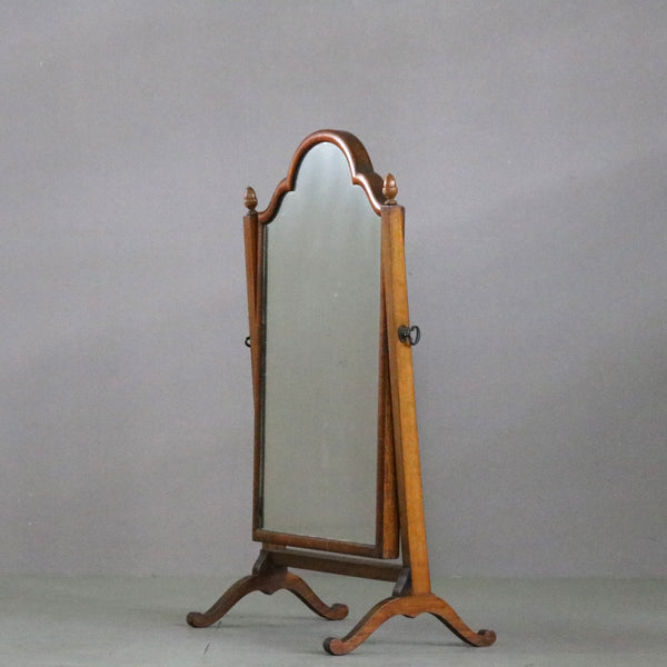 D151 スタンドミラー 木製 イギリス輸入家具 高さ68㎝ 幅43㎝ 奥行25㎝