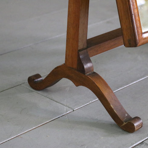 D151 スタンドミラー 木製 イギリス輸入家具 高さ68㎝ 幅43㎝ 奥行25㎝